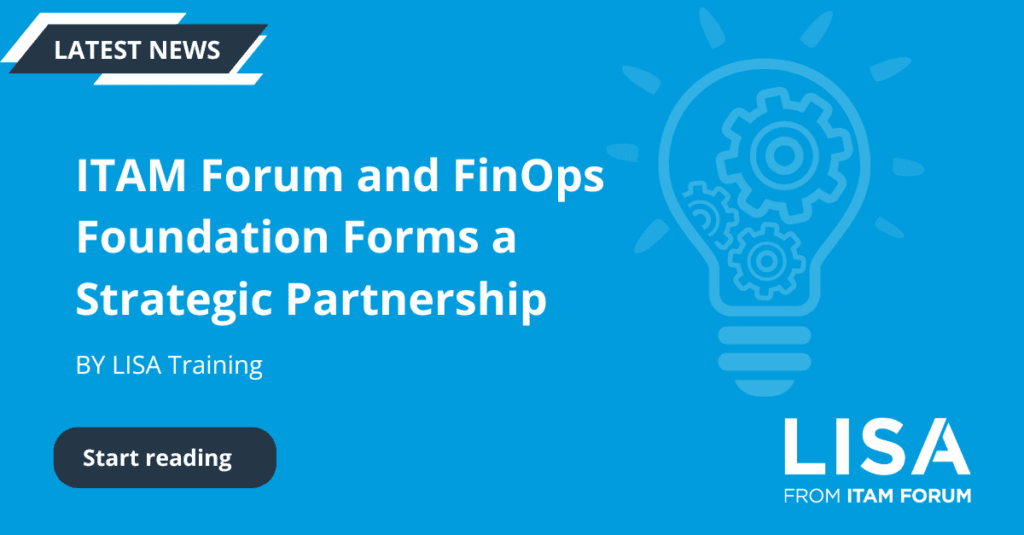 ITAM Forum and FinOps Foundation partnership