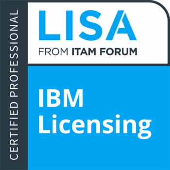IBM Licensing Certified Professional Credly Badge
