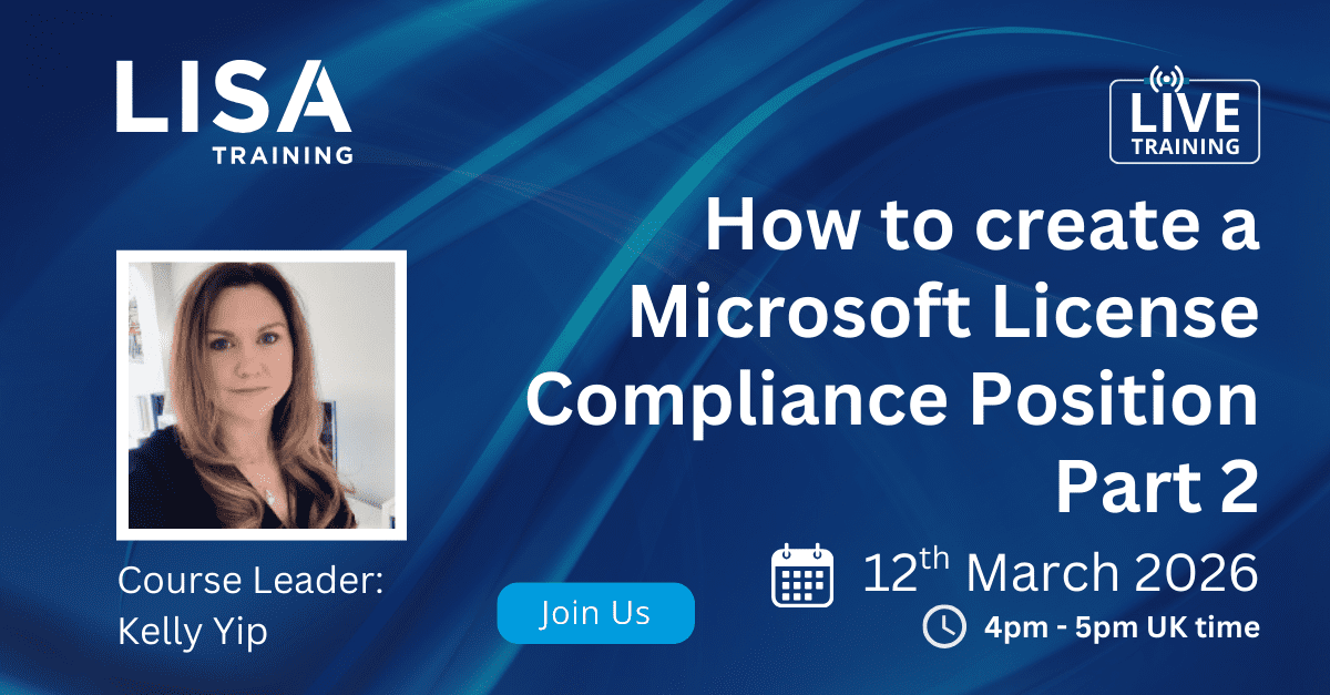 Microsoft License Compliance Position live training, part 2