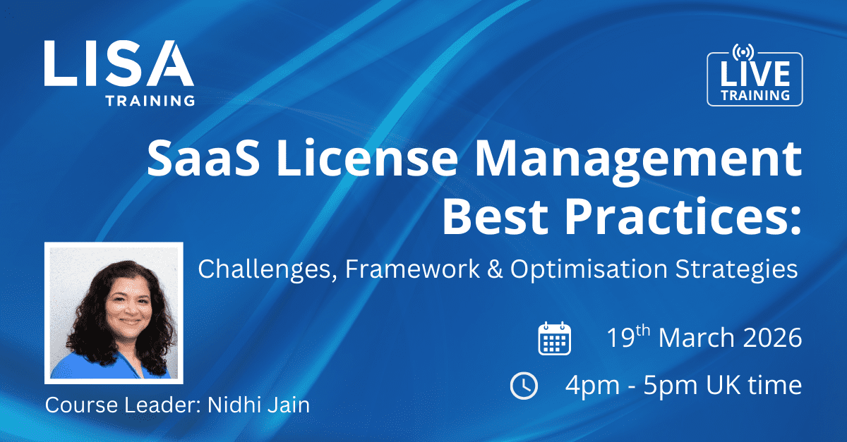 SaaS Licensing Management Live training session