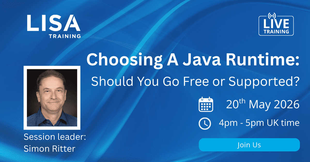 Choosing a Java Runtime live training session